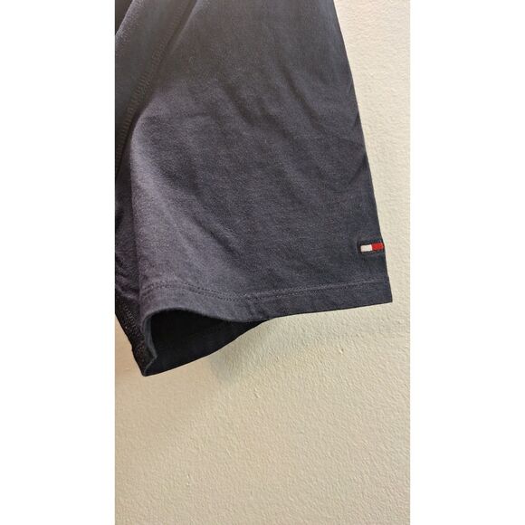 TOMMY HILFIGER Regular Fit Men XXL Logo Navy Blue Short Sleeve 90's Y2K T Shirt - Picture 5 of 5